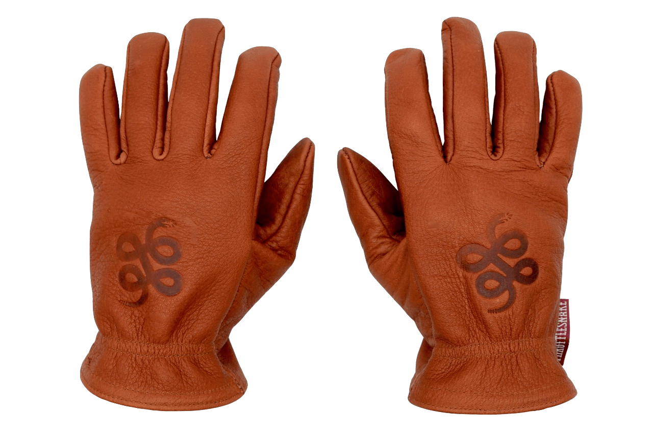 Cognac Buffalo Gloves † Road Roamer - THROTTLESNAKE