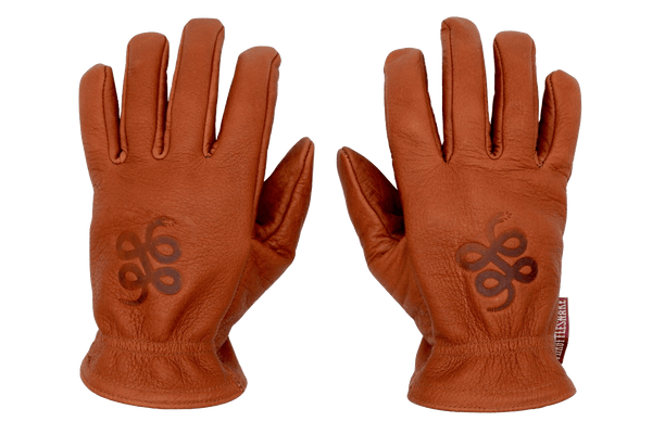 Work Buffalo Motorcycle Gloves Fleece Lined Buffalo Leather Driver