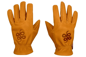 Camel Brown Buffalo Gloves † Road Roamer - THROTTLESNAKE