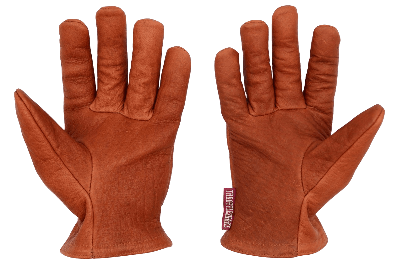 Cognac Buffalo Gloves † Road Roamer - THROTTLESNAKE