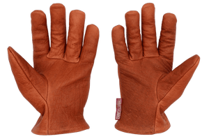 Cognac Buffalo Gloves † Road Roamer - THROTTLESNAKE