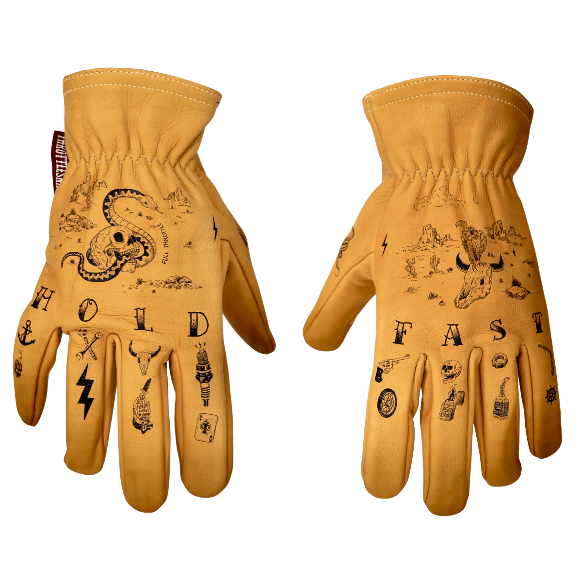 Custom leather gloves sales