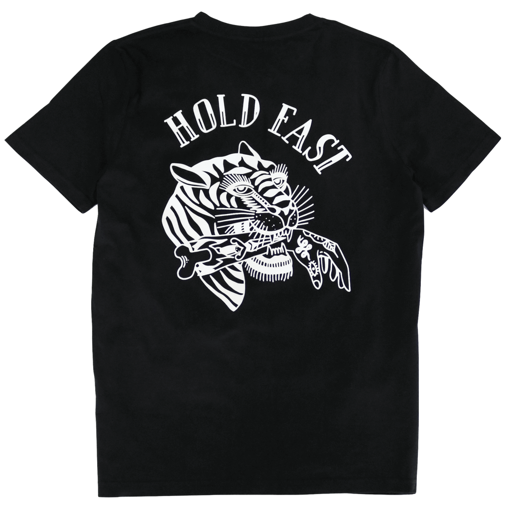 Hold Fast T-Shirt † By Clemens Hahn - Black - THROTTLESNAKE