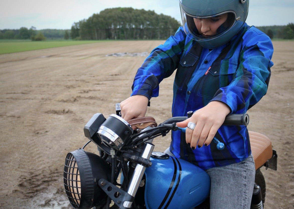 Motorcycle Jacket † Armadillo Hide Agave - THROTTLESNAKE