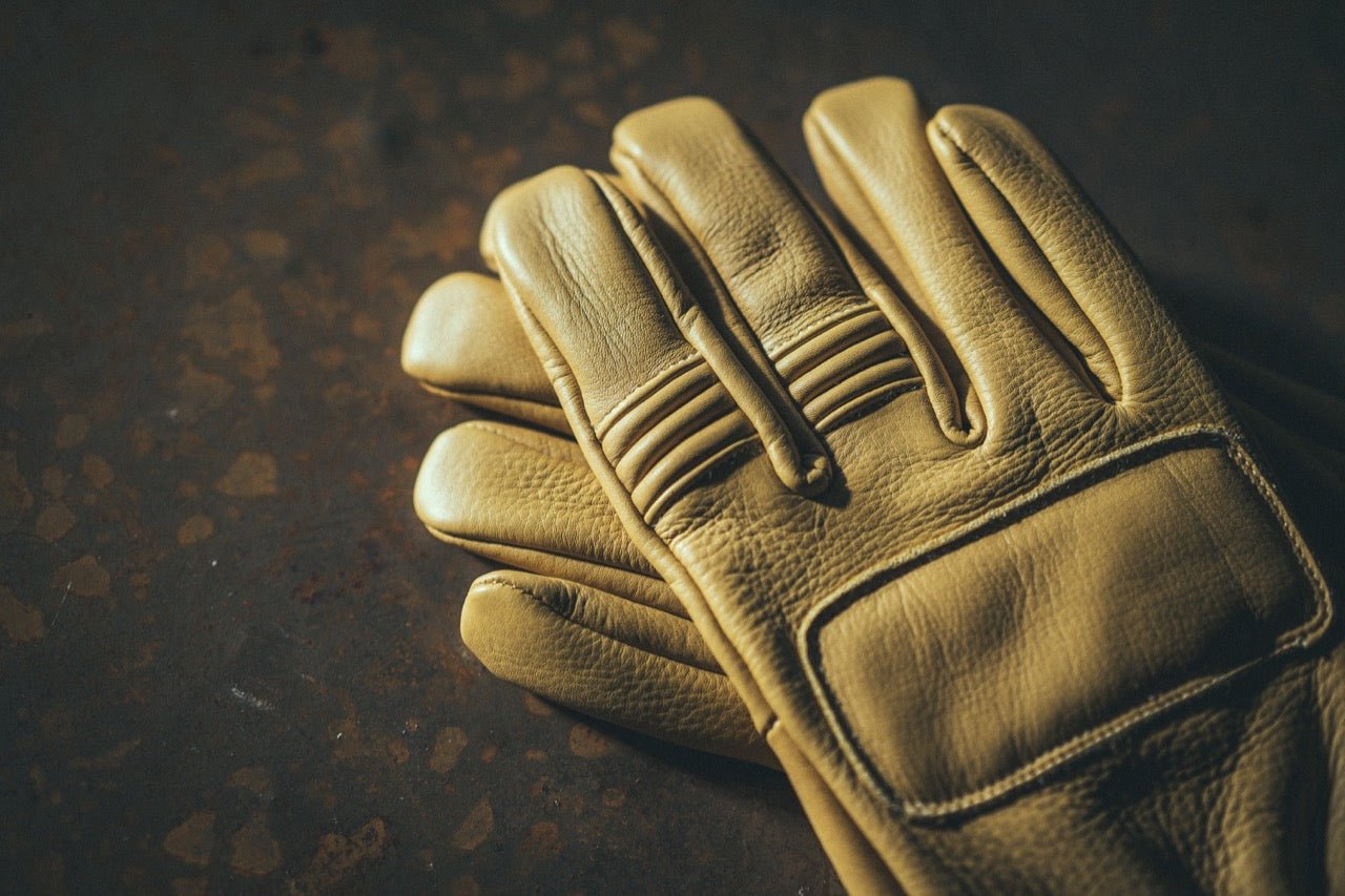 Mustard Racing Gloves † Pit Viper - THROTTLESNAKE