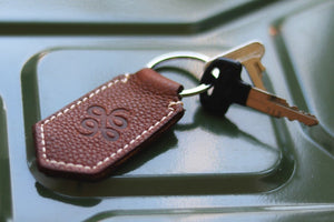 Throttlesnake Leather Keyring - THROTTLESNAKE