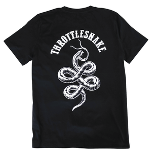 Throttlesnake T-Shirt † By Clemens Hahn - Black - THROTTLESNAKE