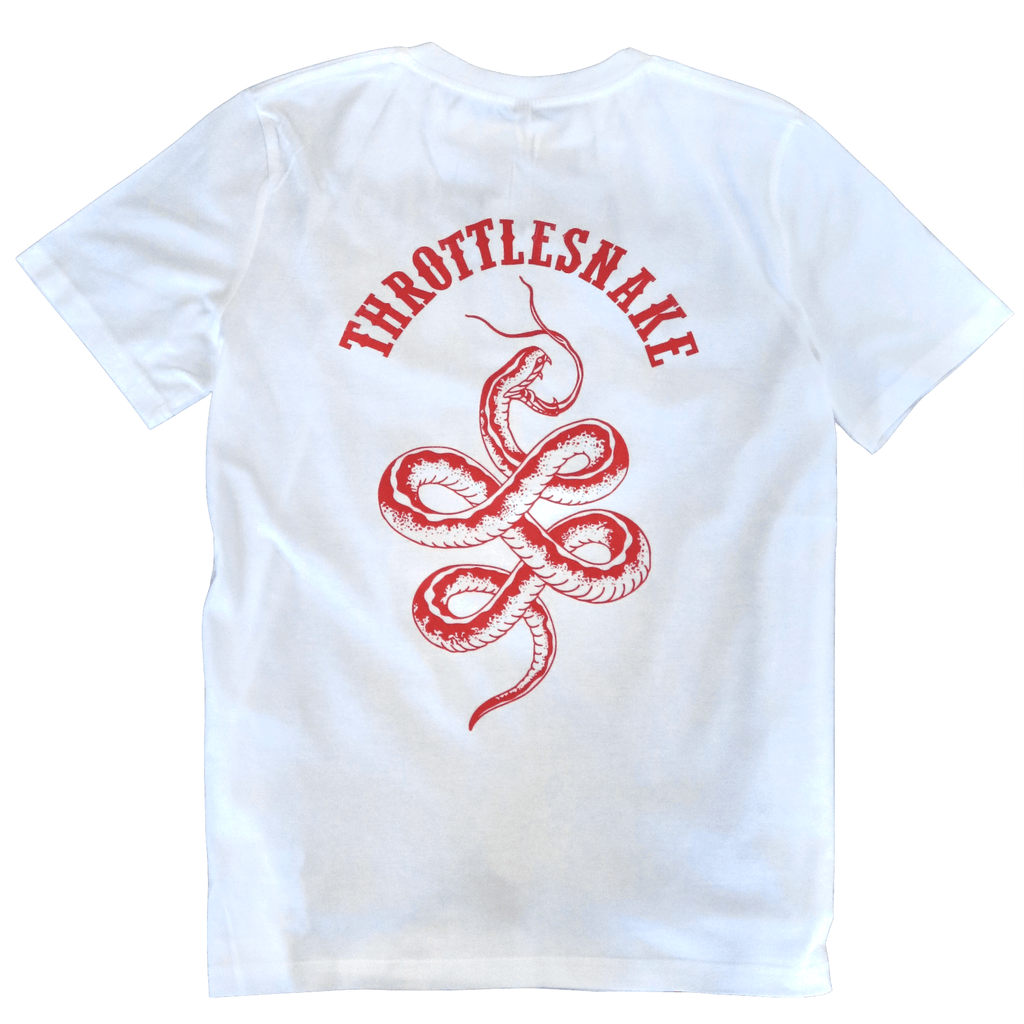 Throttlesnake T-Shirt † By Clemens Hahn - White - THROTTLESNAKE